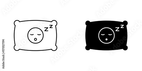 Sleeping icons pack for apps and web UI designs