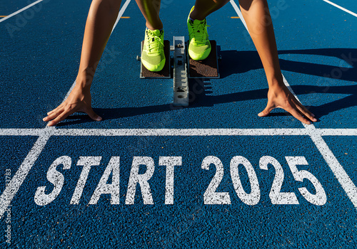 2025 시작 새해 출발 라인 2025년 스타트 start 을사년 뱀띠 해피뉴이어 텍스트 이미지