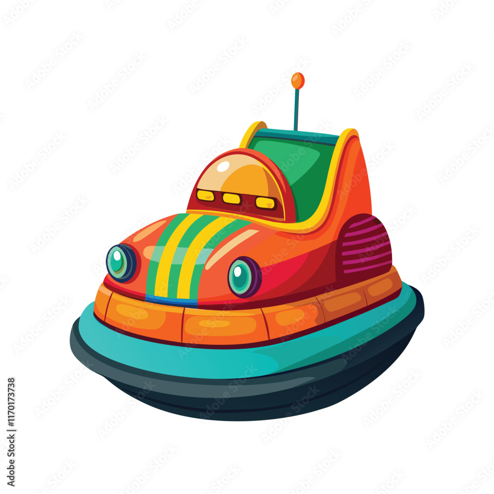 Fototapeta premium Cartoon transportation vehicle characters vector. Flat design transport vehicles illustration