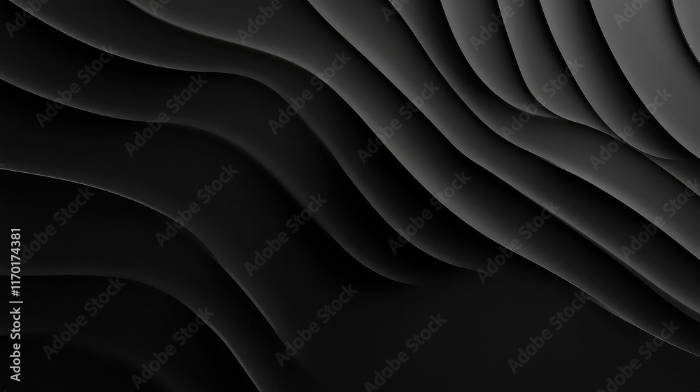 Depth and Intensity in Black Grainy Gradient with Dark Noise Texture for Eye-Catching Headers