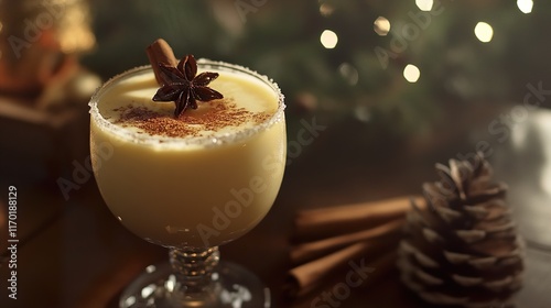 A Festive Eggnog Cocktail for the Holidays photo