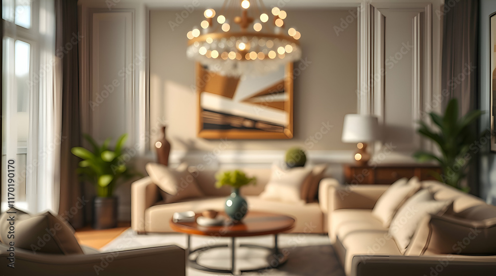 Luxurious and beautiful home decor mockup