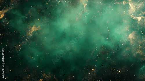 An abstract green background with subtle gold flecks, representing the luck of the Irish.