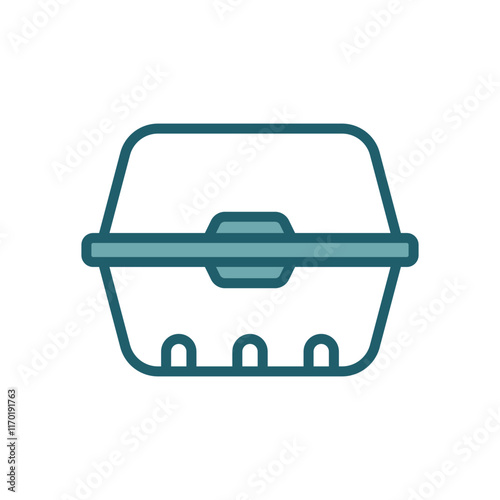 lunchbox icon vector design template simple and clean