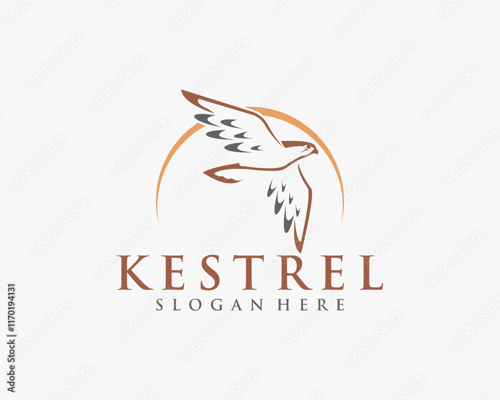 Fototapeta premium Kestrel logo