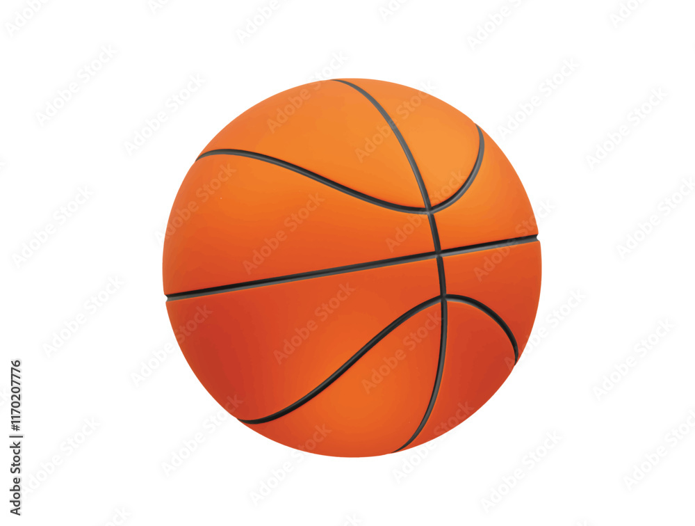 Basketball 3D Icon illustration rendering Basketball 3D Icon illustration rendering