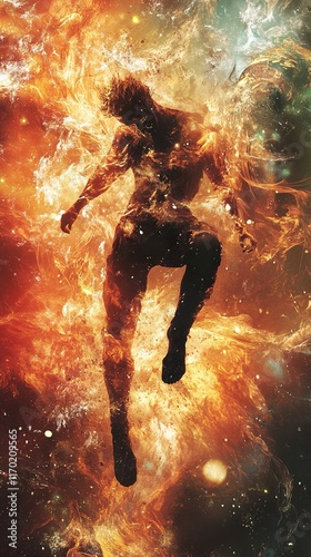 Fiery Leap: A Surreal Journey of the Soul photo