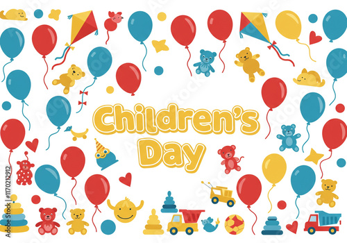 Children's Day design with ...
