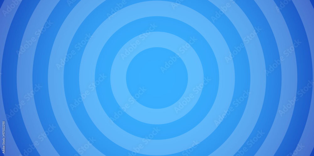 Gradient Blue Background with Concentric Circles - Stock Image. Abstract blue gradient background with circles. Vector. Illustration. Gradient. Blue. Gradient Blue Background with Concentric Circles - Stock Image. Abstract blue gradient background with circles. Vector. Illustration. Gradient. Blue.