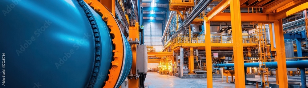 Fototapeta premium Sustainable Practices in Steel Production: Innovating for a Greener Future