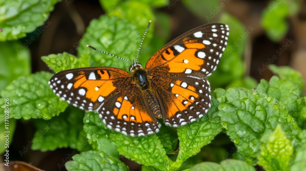 butterfly on top of green plants. butterfly butterfly on top of green plants. butterfly