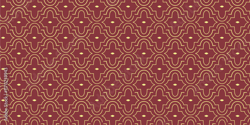 Integrate circular, linear, or abstract geometric art for sophisticated and unique visuals.