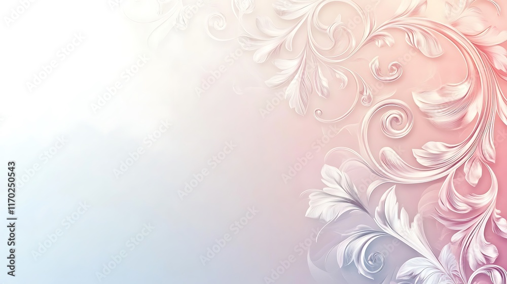 Elegant Pastel Floral Design Background Image Elegant Pastel Floral Design Background Image