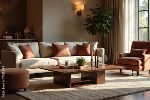 Cozy Conversations - The Art of Inviting Seating Arrangements. photo