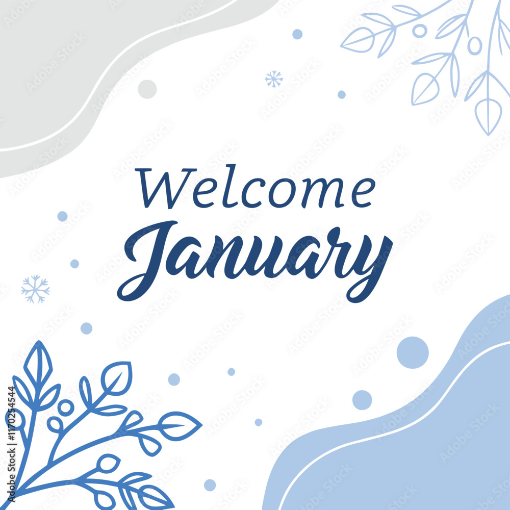 Minimalist Welcome January Design Minimalist Welcome January Design