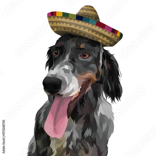 dog with hat