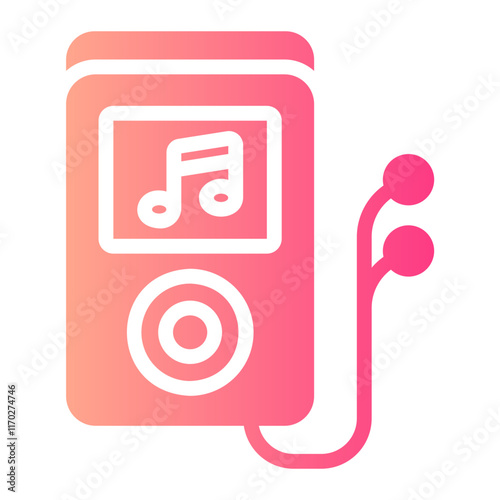 mp3 Gradient icon
