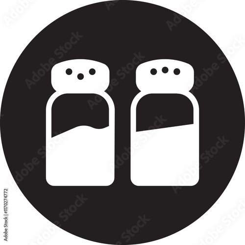 Salt And Pepper glyph icon