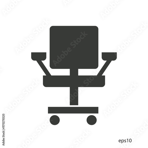 Barber chair icon