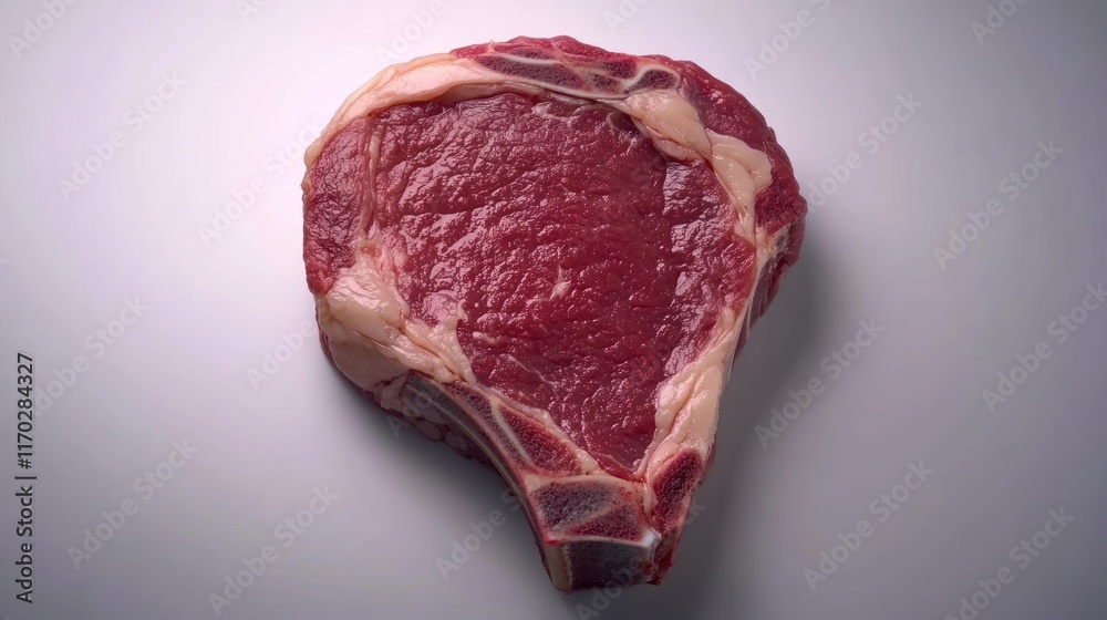 Fototapeta premium Prime Rib Eye Steak: A Culinary Masterpiece