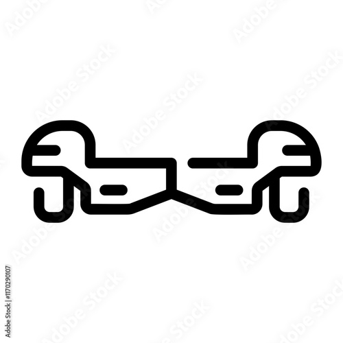 hoverboard Line Icon