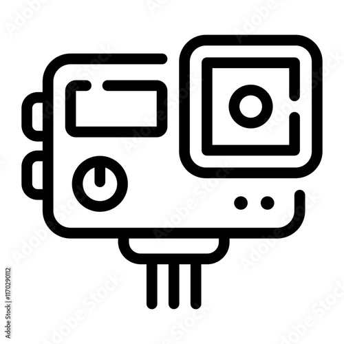 gopro Line Icon