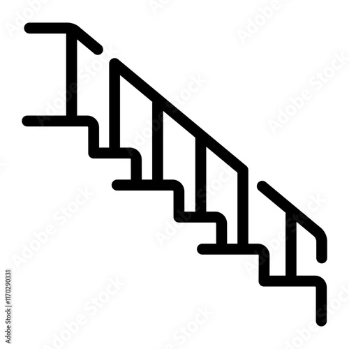 stairs Line Icon