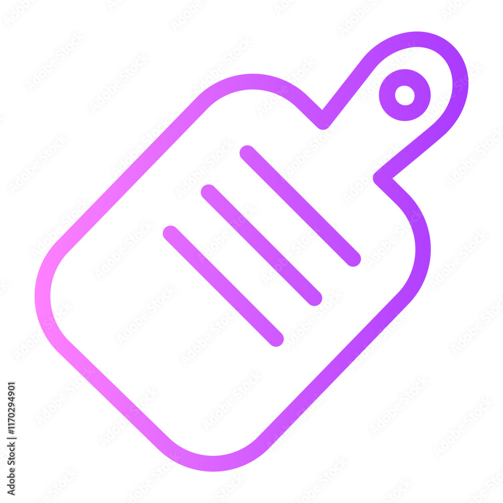 Chopping Board gradient icon Chopping Board gradient icon