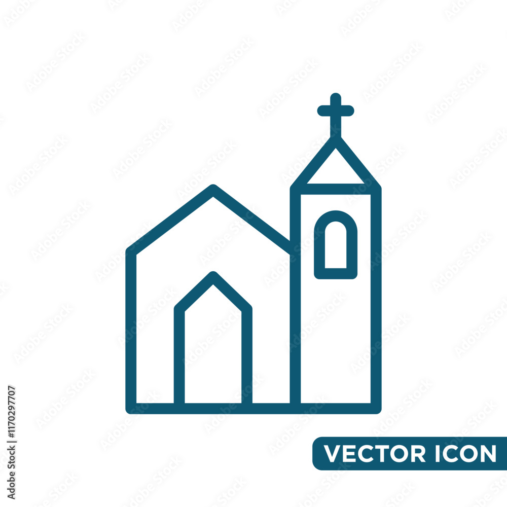 Simple Church Icon Design Template Simple Church Icon Design Template