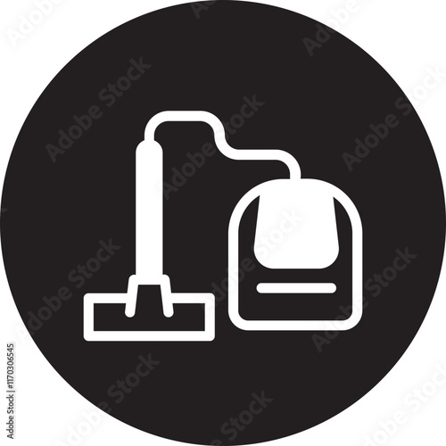 Vacuum Cleaner glyph icon