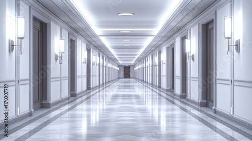 Wallpaper Mural Elegant Hotel Corridor: A Luxurious Interior Design Torontodigital.ca