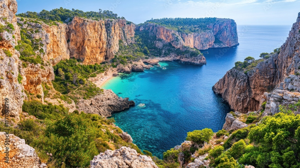 Fototapeta premium Breathtaking Coastal Landscape