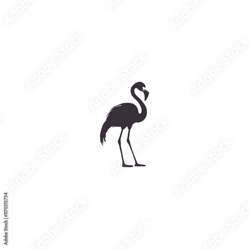 Flamingo Silhouette illustration Vector design 6 bundle file photo