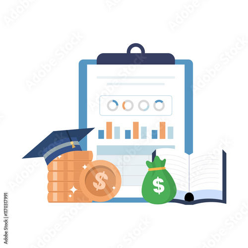Finance Education Illustration
