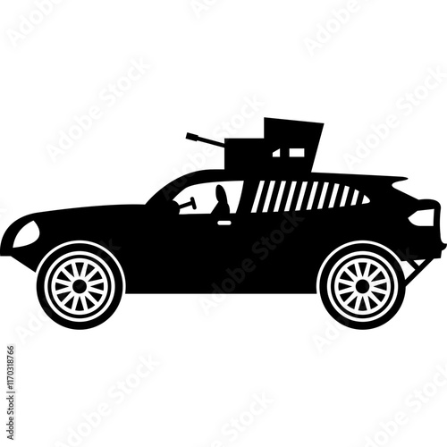 Military Vehicle Icon
