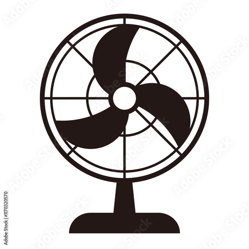 Single electric fan icon
