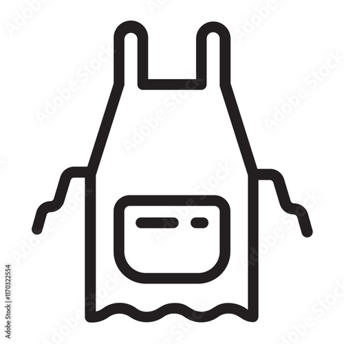 apron line icon