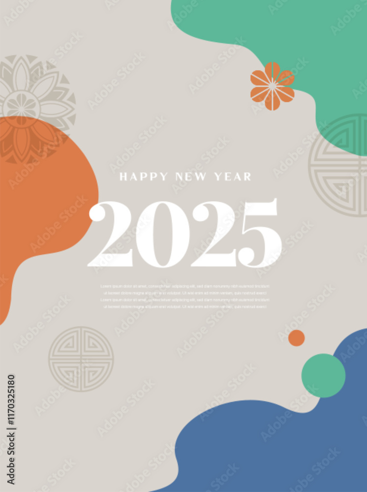 2025 New Year Modern Abstract Background with Asian Traditional Elements 2025 New Year Modern Abstract Background with Asian Traditional Elements