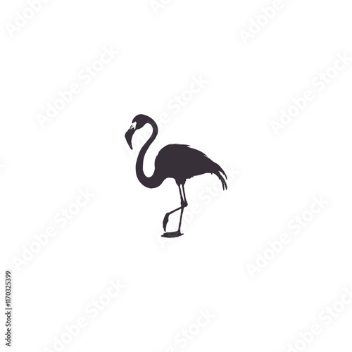 Flamingo Silhouette illustration Vector design 6 bundle file photo