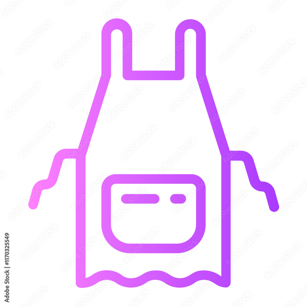 apron gradient icon