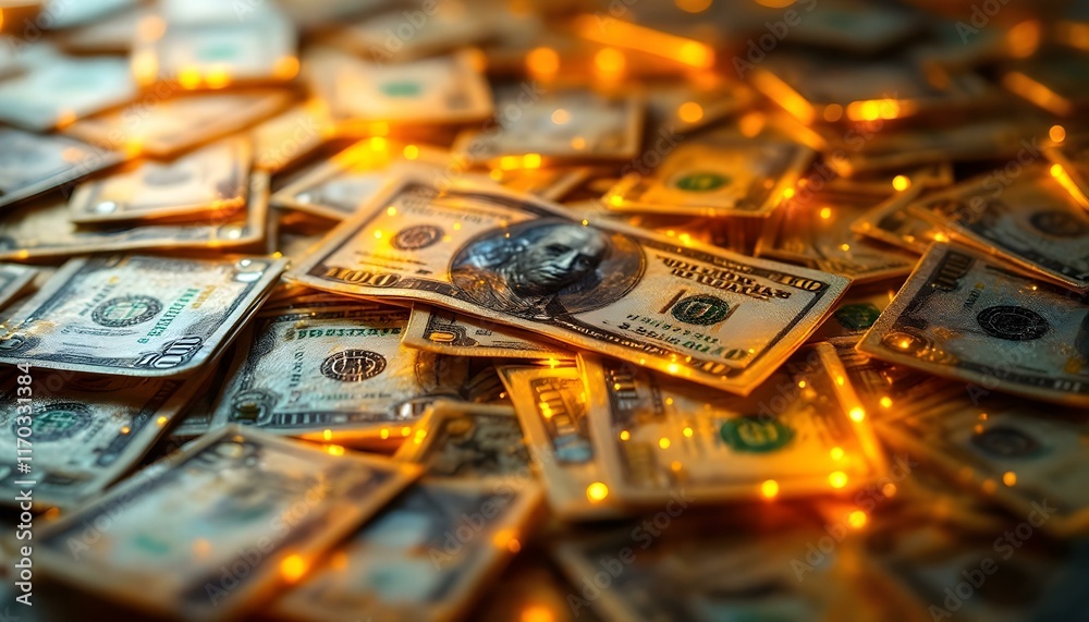 Abstract money background