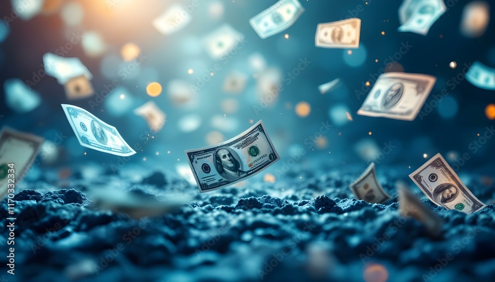 Abstract money background