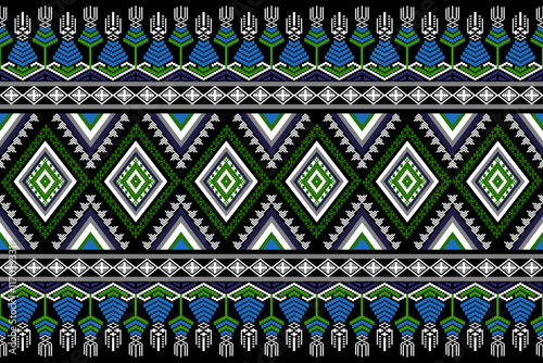 Ethnic pattern seamless, Geometric design ,Aztec embroidery border seamless patterns, ethnic design,Ethnic pattern ornament ,hipster backdrop, wallpaper Background, Design curtain, carpet ,fabric