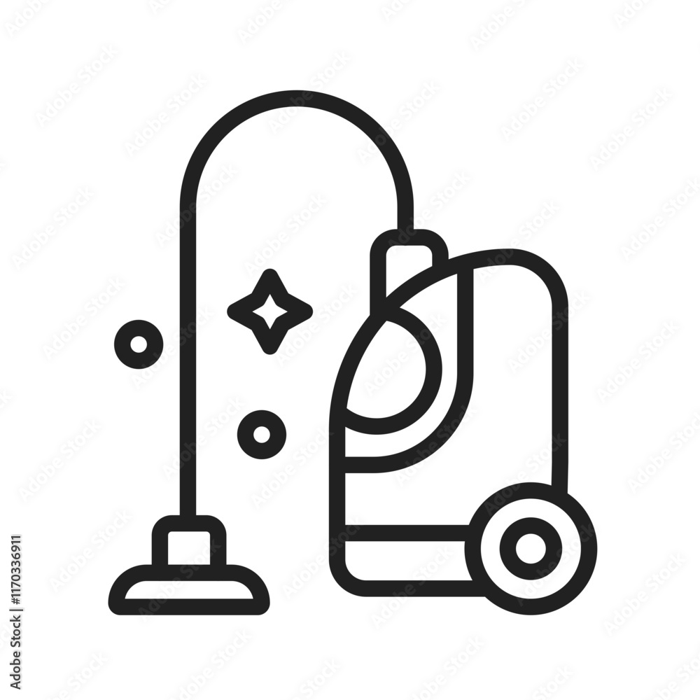 Vacuum Cleaner icon vector image. Suitable for mobile apps, web apps and print media. Vacuum Cleaner icon vector image. Suitable for mobile apps, web apps and print media.