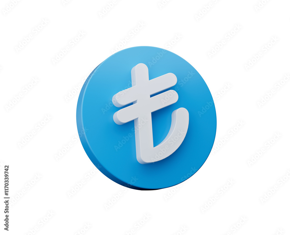 Turkish lira icon. Turkish lira sign icon 3D isometric 3d illustration Turkish lira icon. Turkish lira sign icon 3D isometric 3d illustration