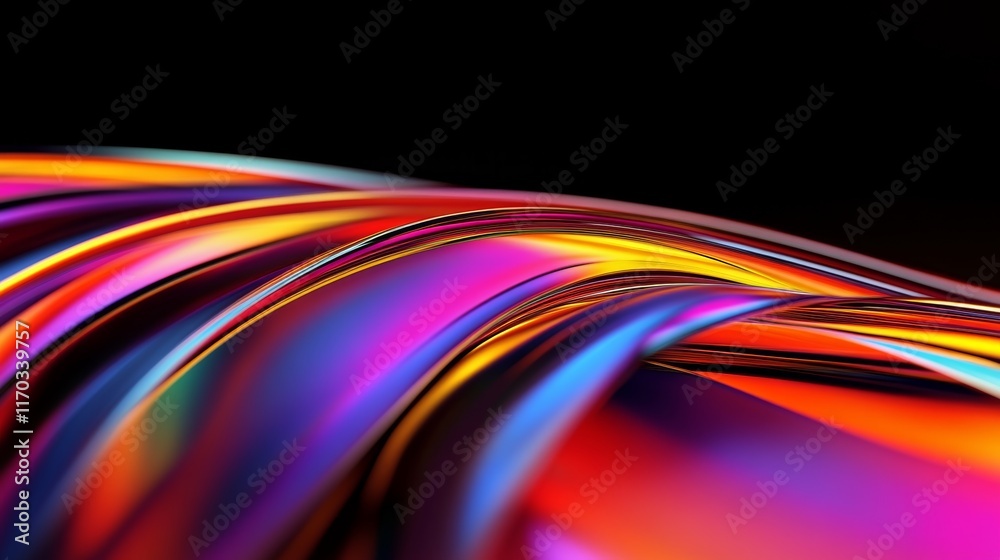 Dynamic Swirls of Gradient Color Harmony Dynamic Swirls of Gradient Color Harmony