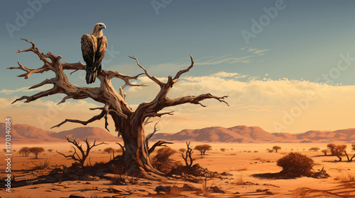 joshua tree in the desert