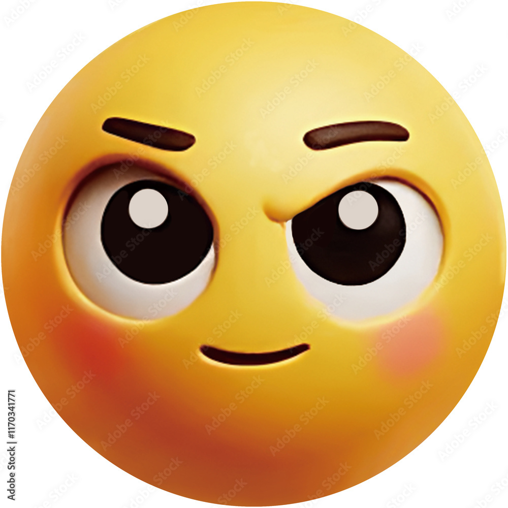 Fototapeta premium 썩소 이모티콘