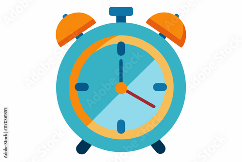 Alarm clock vector art and illustration