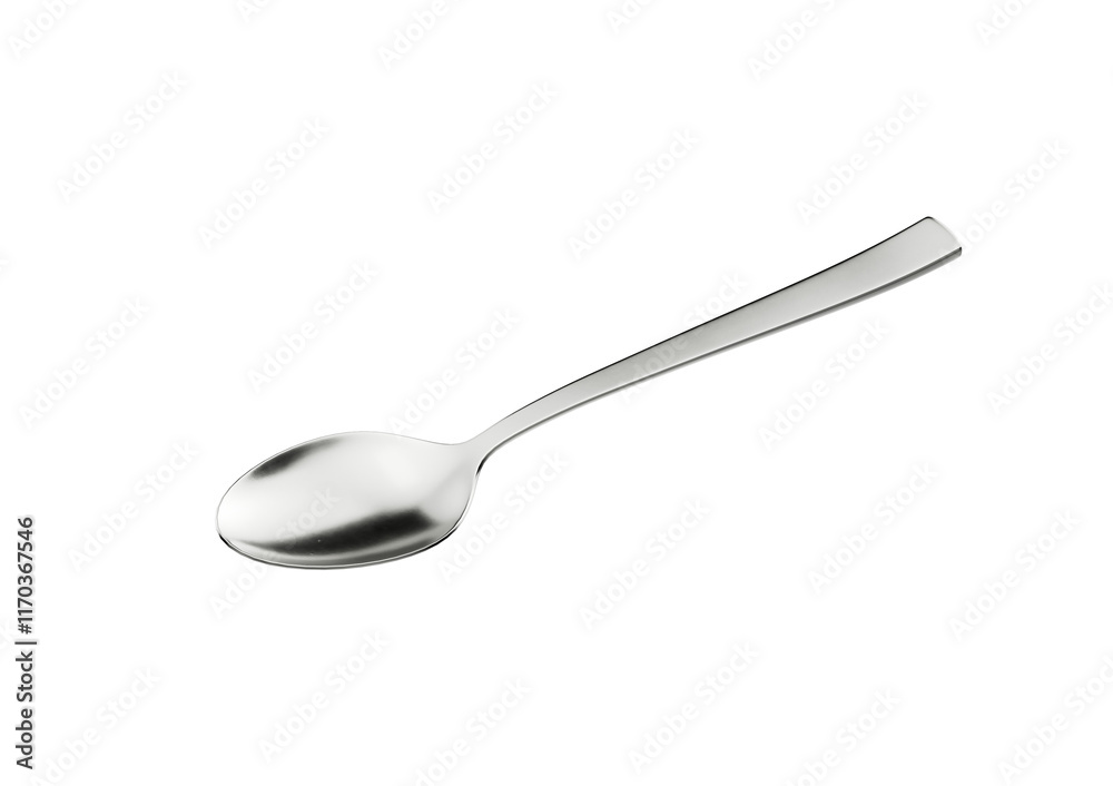 A Gleaming Metal Spoon With Its Elongated Handle And Rounded Bowl 3D Illustration A Gleaming Metal Spoon With Its Elongated Handle And Rounded Bowl 3D Illustration